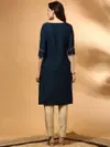 Bs 126 Viscose Rayon With Embroidery Work Kurti Online Wholesale